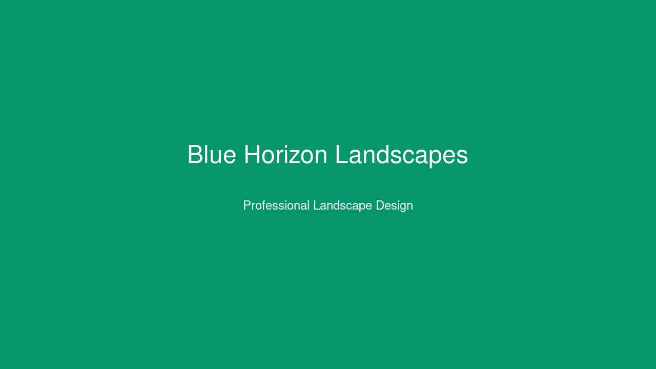 Blue Horizon Landscapes